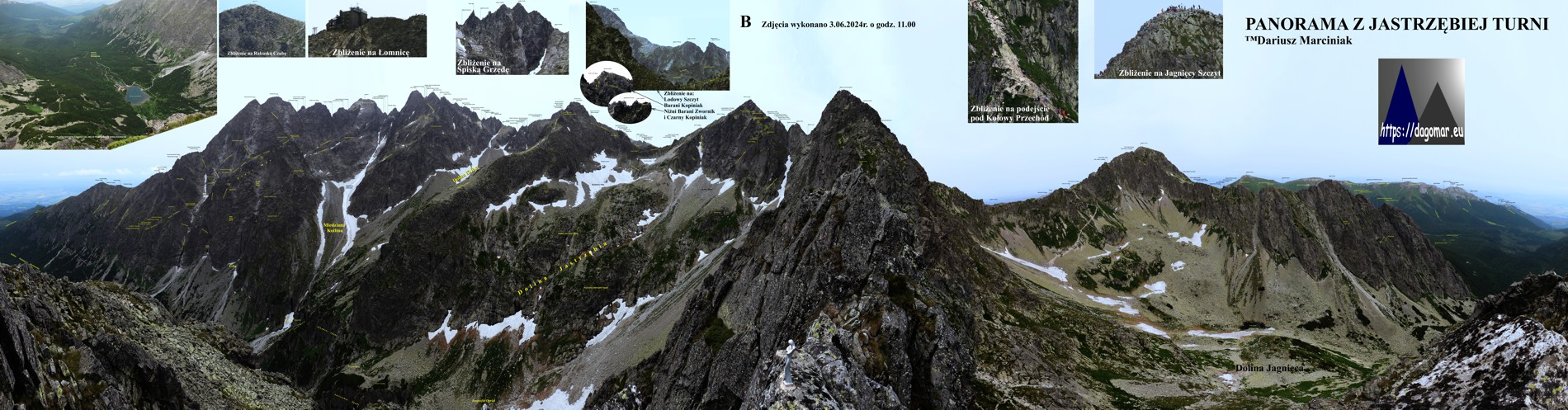 panorama z Jastrzębiej Turni